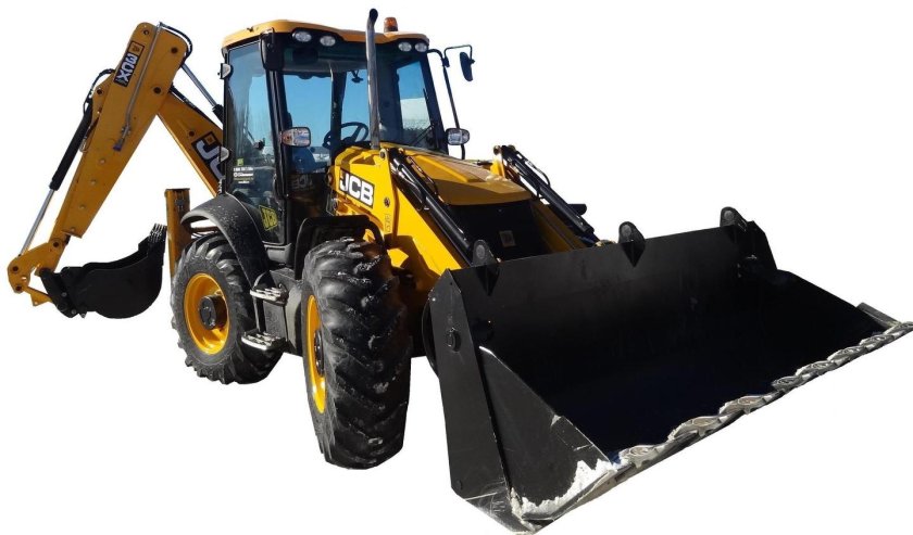 JCB 4220 С ковшом трактор