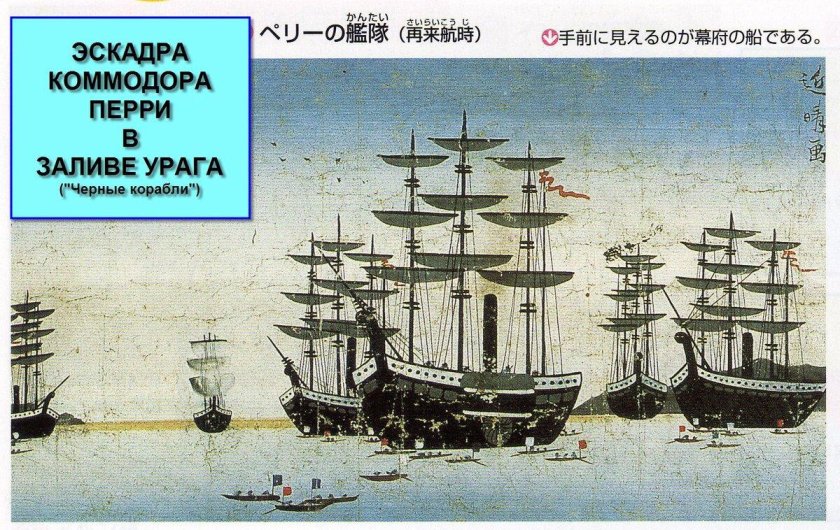 Открытие японии 1854 г черные корабли коммодора мэтью перри