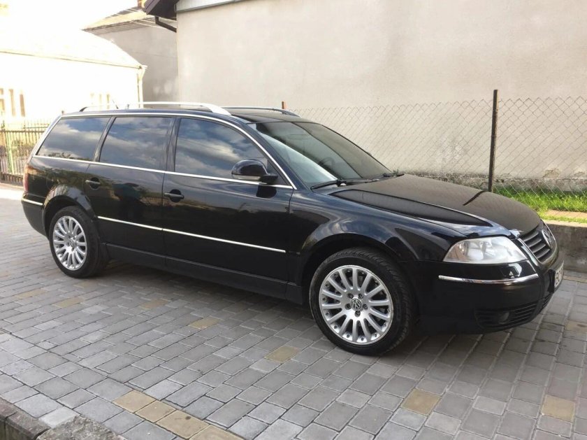 VW Passat b5 черный r17