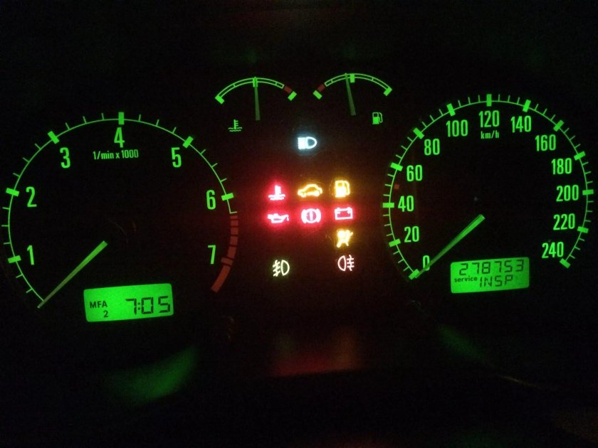 Панель приборов Шкода Октавия тур 1.6