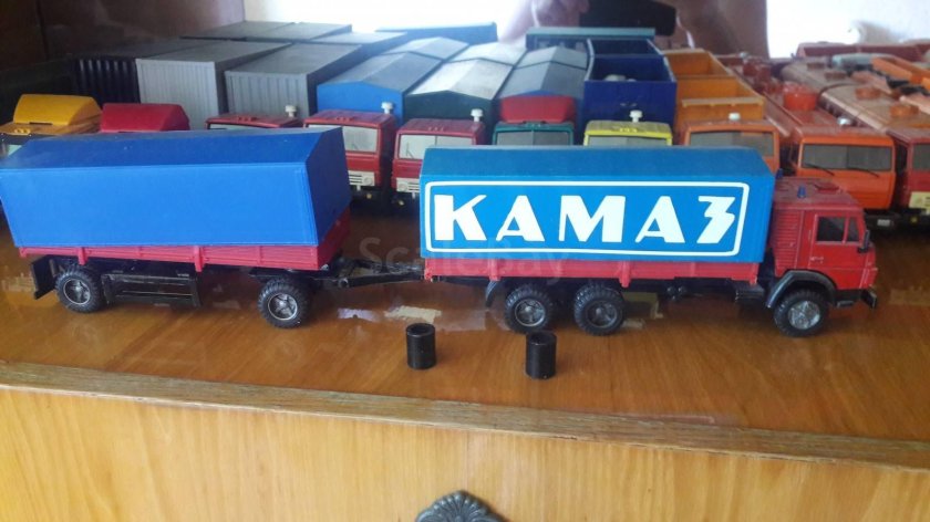 КАМАЗ С прицепом 1 43