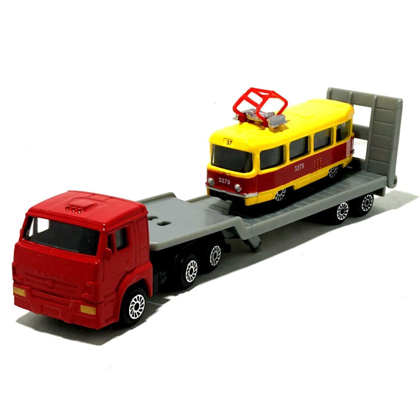 Игрушечный. Автовоз. КАМАЗ