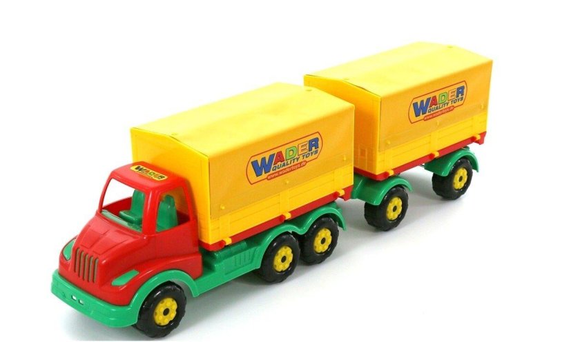 Автомобиль бортовой тентовый с прицепом Полесье