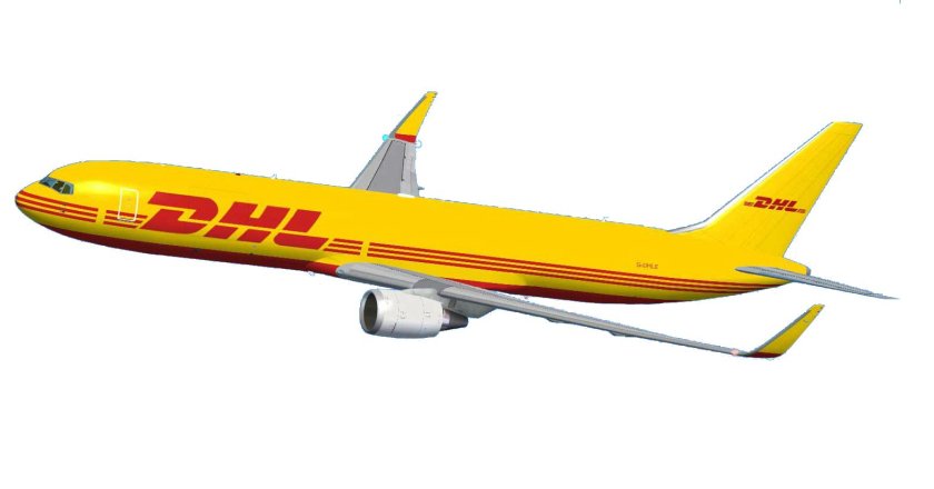 Самолет DHL