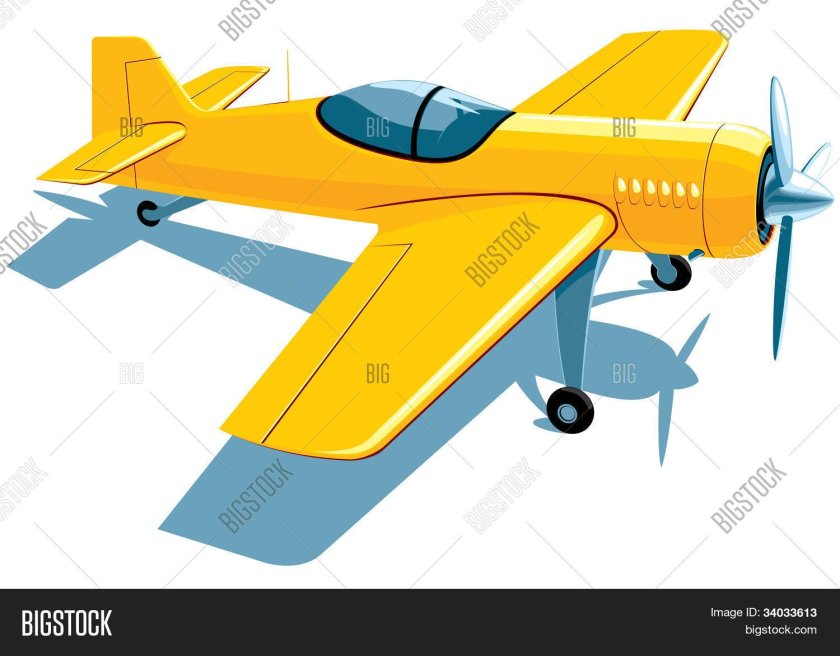 Желтый самолетик