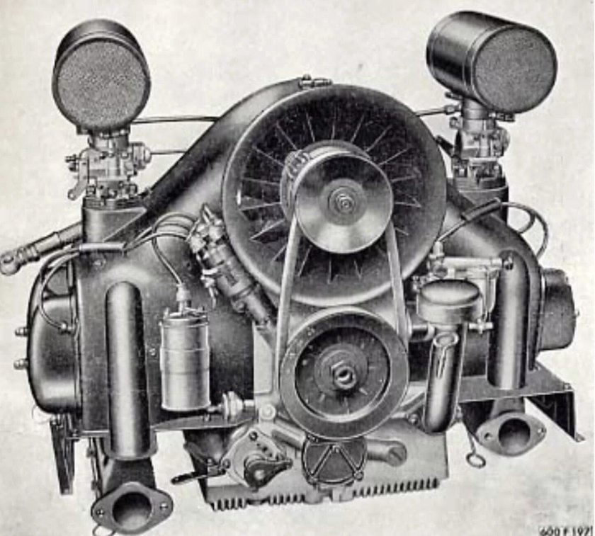 Татра 600 двигатель