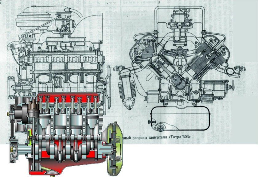 Двигатель Татра 815