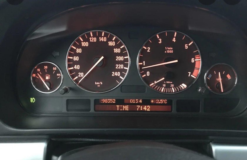 High приборка BMW e39