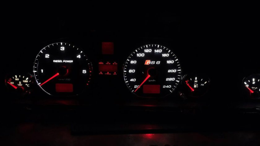 Пересвет приборной панели Audi a6 c5