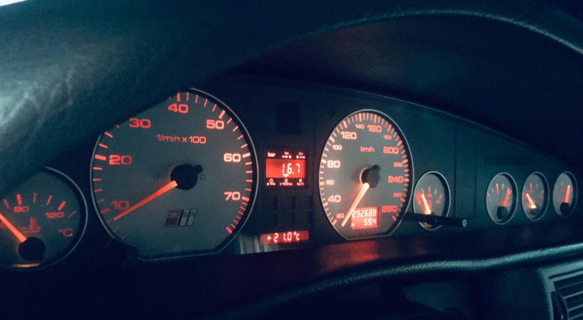 Audi s6 c4 приборная панель