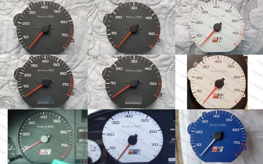 Шкалы Ауди 100 с4