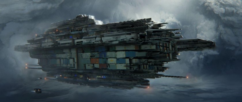 Космические корабли Sci-Fi Cargo