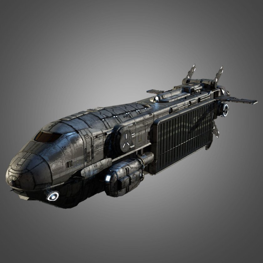 Звездолет Sci Fi концепт Art