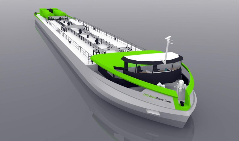 Самоходная сухогрузная баржа