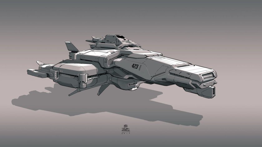 Sketchup космическийкорабл