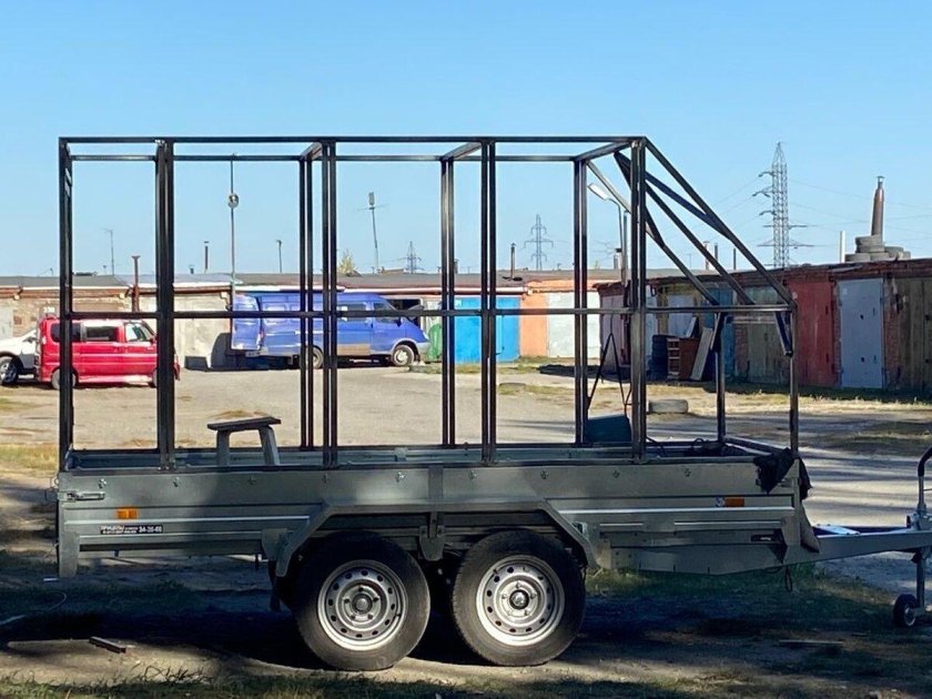 Каркас под тент на прицеп легковой