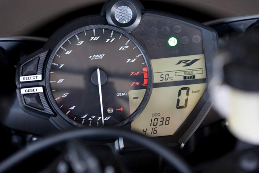 Yamaha r1 спидометр