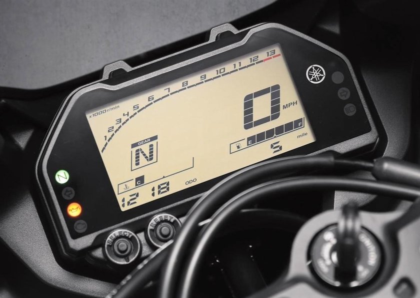 Yamaha r3 приборка