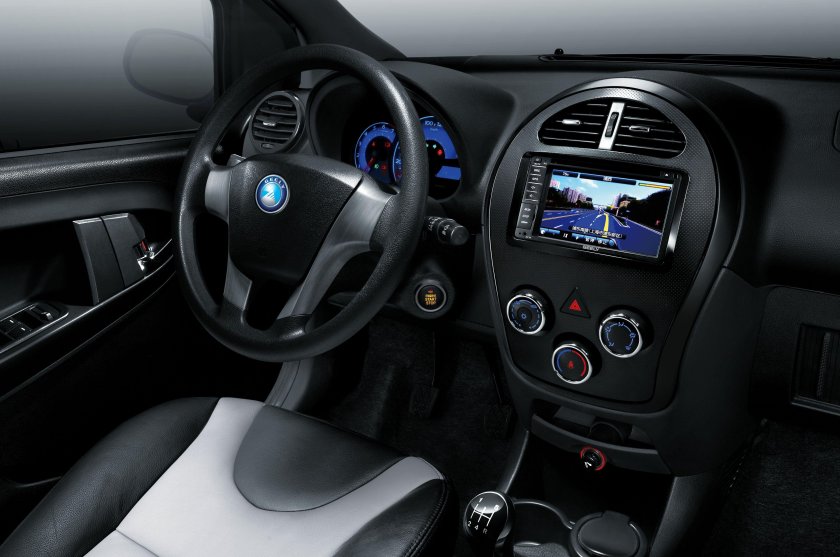 Geely lc cross салон