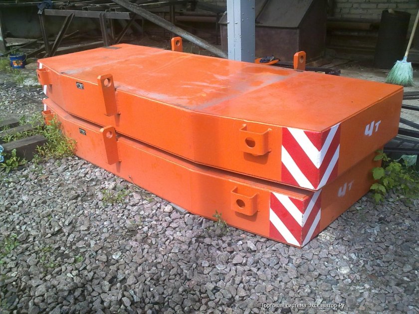 Противовес на автокран Галичанин 25 тонн