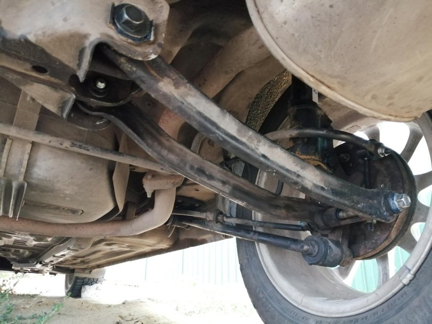 Hyundai Accent 2008 ТАГАЗ задняя подвеска