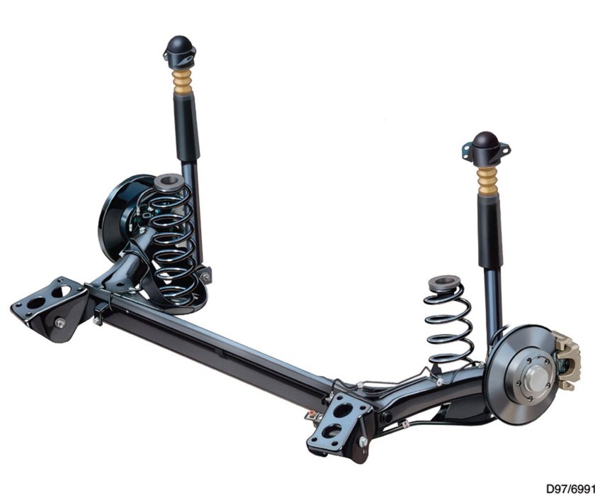 VW Golf 4 задняя подвеска