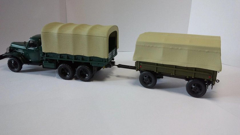 ЗИС 151 С прицепом