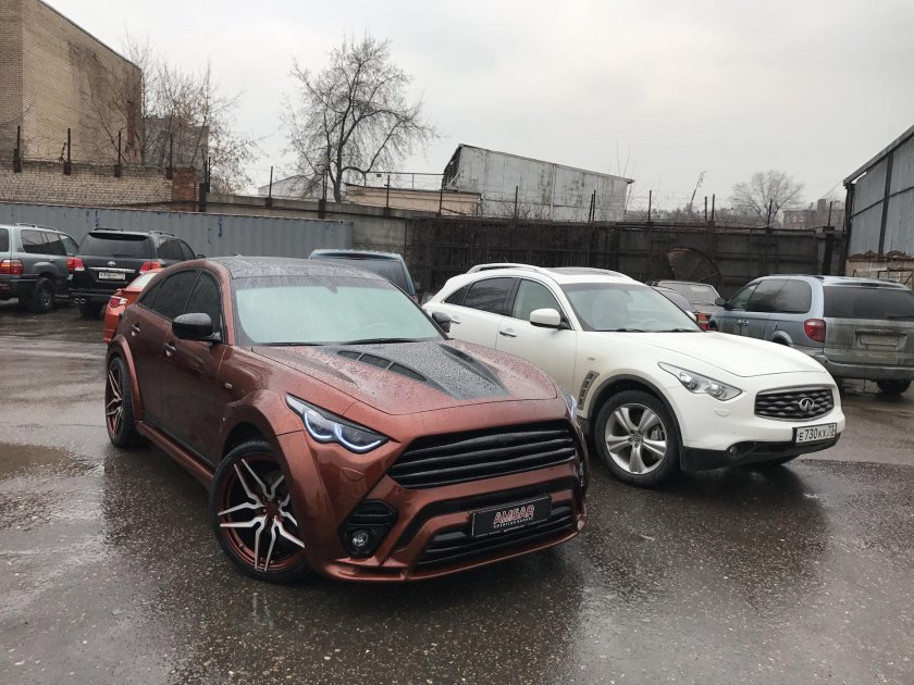 Инфинити qx70 обвес Ренегат