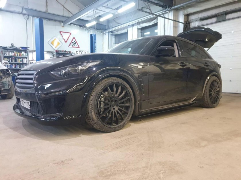 Занижение Инфинити fx37