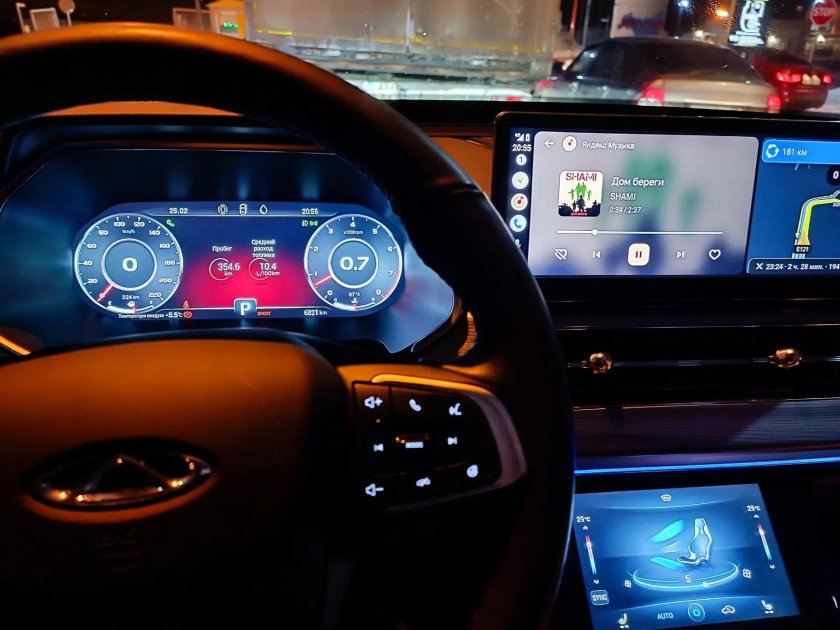 Приборная панель современная