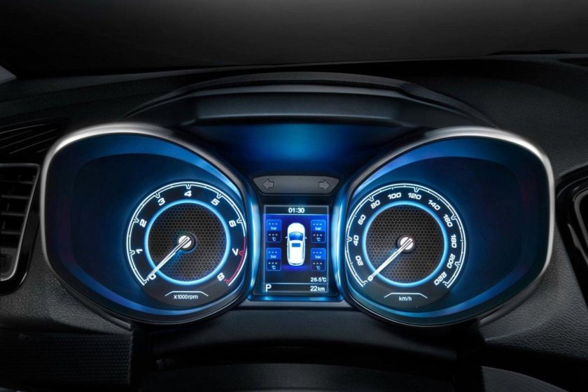 Chery Tiggo 5 приборная панель
