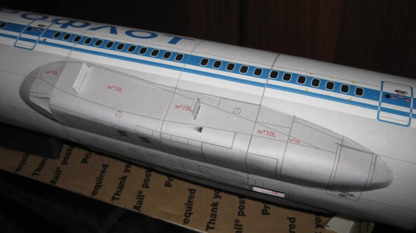 Модель самолета ил 86