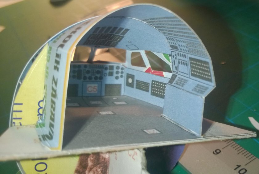 Макет кабины самолета