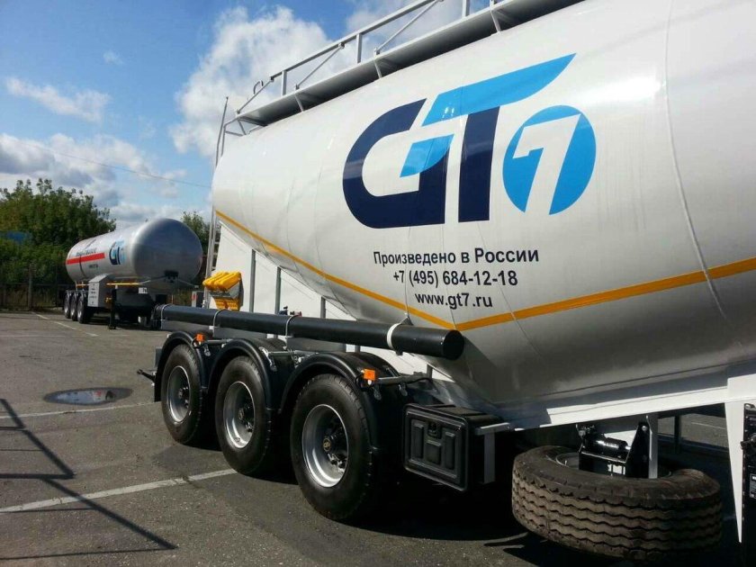 Gt7 полуприцепы цементовозы