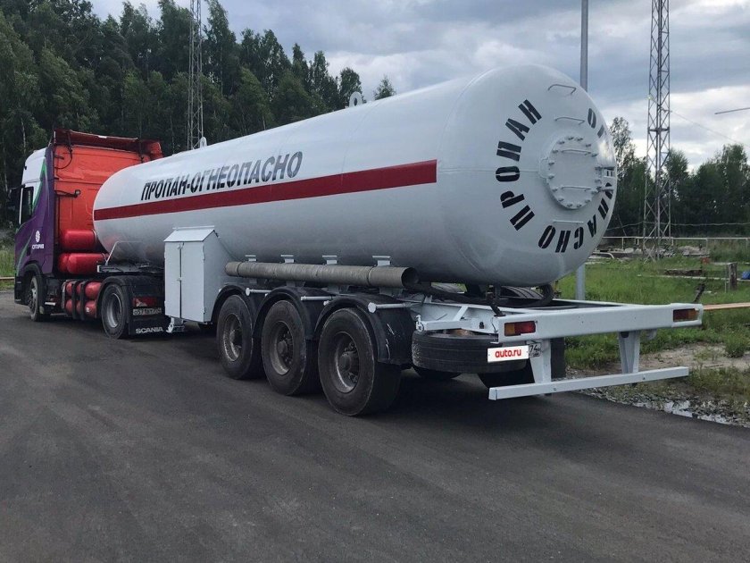 Полуприцеп газовоз алексеевка ппцт 36м3 96093с