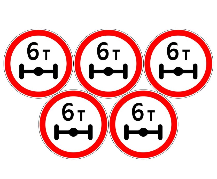 Ограничение массы приходящейся на ось