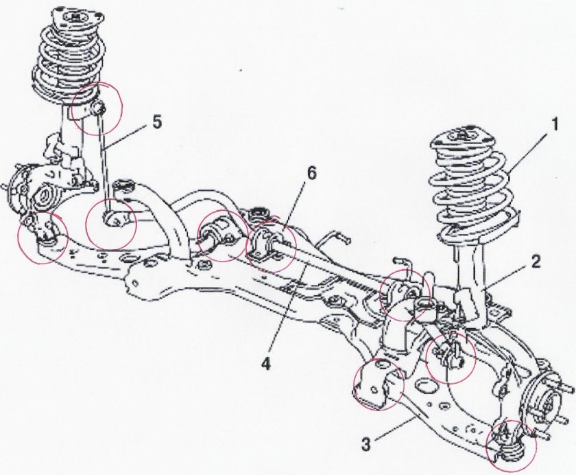 Ходовая часть Мазда 3