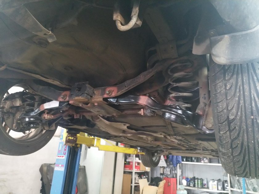 Задняя подвеска Мазда 3 2007 седан