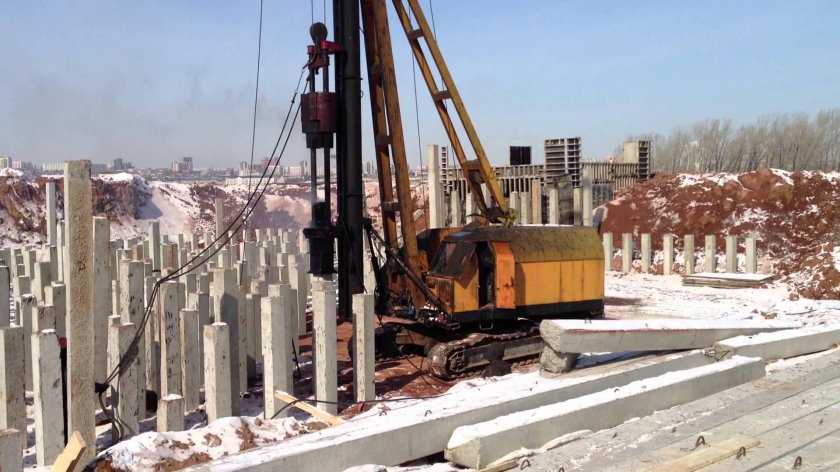 Забивка жб свай