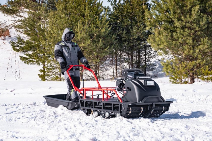 Мотобуксировщик Бурлак экспедитор