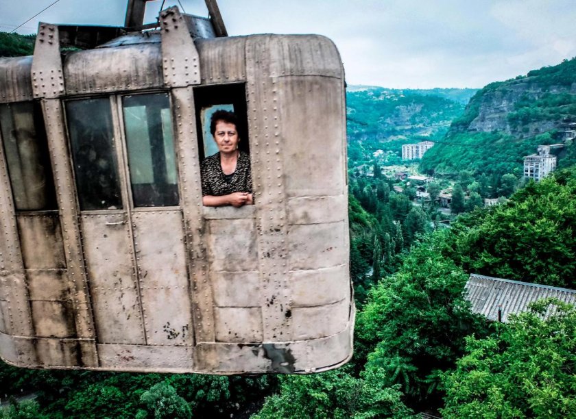 Чиатура город канатных дорог