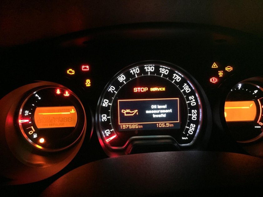 Citroen c5 приборная панель