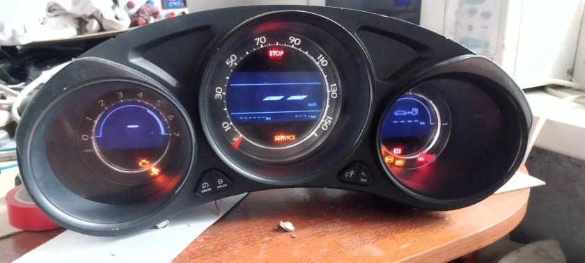 Приборная панель ситроен с 4