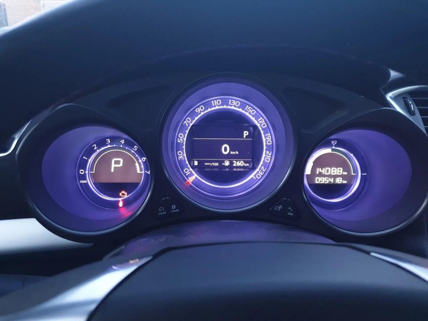 Citroen c4 приборка