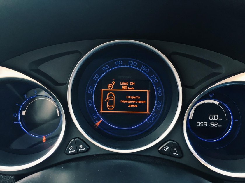 Ситроен с4 панель приборов