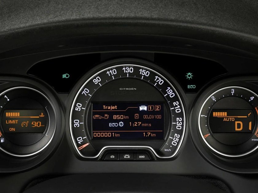Citroen c5 приборная панель