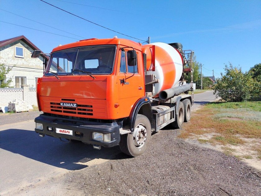 Автобетоносмеситель камаз 53229 авито оранжевый