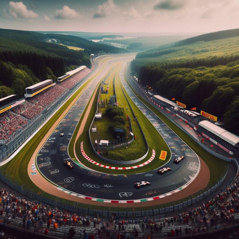 Трасса spa francorchamps
