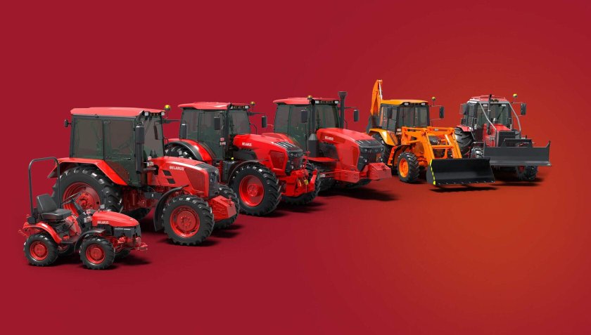 Новый трактор беларус