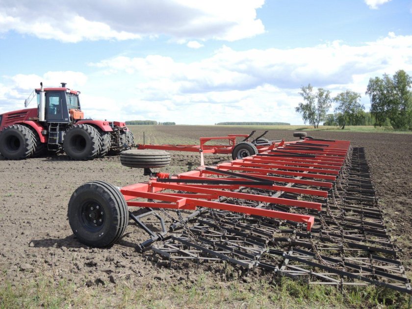 Борона зубовая гидрофицированная